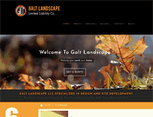 Tablet Screenshot of galtlandscape.com